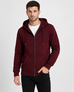 Sweat à capuche zippé confortable pour homme, conçu avec un tissu doux au toucher et un style moderne, idéal pour les modes de vie actifs et décontractés. - Product Image 1