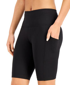 Shorts Deportivos Personalizados para Mujer, de Alta Calidad, Elásticos, de Cintura Alta, para Gimnasio, Yoga, Fitness, Compresión, Color Negro 2026 - Product Image 5
