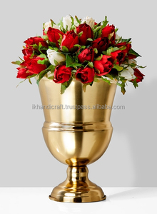 Haute qualité nouvelle urne en laiton fleur Vase Unique coloré artisanat moderne pour salon Table mariage décorations de noël - Product Image 2
