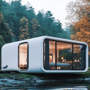 Casa Prefabbricata di Lusso Personalizzata a Basso Prezzo, 20ft/40ft, Design Modulare per Hotel all'Aperto, Confortevole per Vivere e Lavorare, Cabina Mobile Stile Apple - Product Image 1