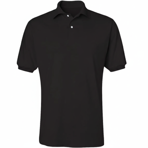 Camiseta de Verano para Hombre, Corte Ajustado, Manga Corta, Tejido de Punto Sólido y Transpirable, en Tela Suave Color Albaricoque - Product Image 1