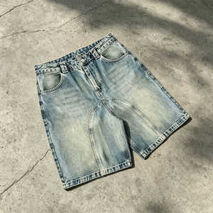 Shorts de Mezclilla Premium Plus Size para Mujer, Cintura Alta, Elásticos, Shorts de Jean de Verano, Directo de Fábrica - Product Image 3