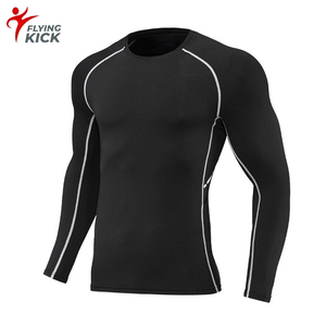 Custom Men's Breathable Rash Guard <b>Shirts</b> Sun Protection Long Sleeve Fitness Running Fishing Swim Athletic <b>Compression</b> <b>Shirts</b> - Product Image 1