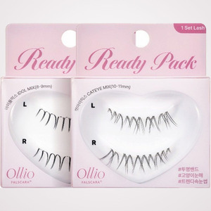 ขนตาปลอม Ollio Korean Pearl Scara Eyelashes 21 แบบ พร้อมแหนบ แพ็คพร้อมใช้ Idol Mix Refill - Product Image 5