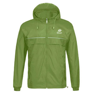 Men's Hooded Windbreaker <b>Winter</b> <b>Jacket</b> Regular Fit Breathable & <b>Waterproof</b> Front Logo for Everyday Use - Product Image 1