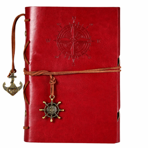 Couverture de carnet en cuir véritable de vachette vintage faite à la main, reliure à chevalet, pour carnet de voyage et journal, format standard, idéal comme cadeau - Product Image 1