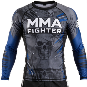 เสื้อรัดกล้ามเนื้อแขนยาว MMA ปี 2026 คุณภาพสูง พิมพ์โลโก้ตามสั่ง ระบายอากาศได้ดี แห้งเร็ว ป้องกันแบคทีเรีย UPF50 เป็นมิตรกับสิ่งแวดล้อม - Product Image 2