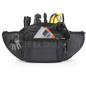 Sac banane de sport d'extérieur léger avec ceinture réglable, fermeture éclair sécurisée, rangement multi-poches, durable, grande capacité, tendance - Product Image 5