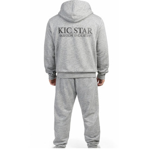 Conjunto de Sudadera con Cremallera Completa y Pantalones Deportivos, Logotipo Bordado Personalizado, Ropa Deportiva Informal, Traje Deportivo para Hombre - Product Image 6