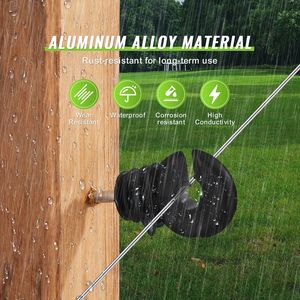 500M 1640Ft filo di alluminio per scherma elettrica per attrezzature zootecniche per allevamento di bovini da cavallo - Product Image 3