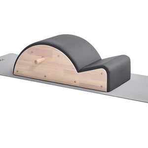 Accessorio per Home Gym: Correttore Spinale Pilates in EVA, Attrezzatura per Allenamento Yoga e Fitness, Accessorio in Legno e Gomma a Forma di Arco - Product Image 1