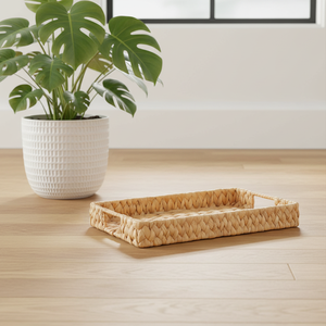 Cesta de Jacinto de Agua Natural Ecológica Hecha a Mano, Contenedor de Almacenamiento Tejido para Ropa y Juguetes, Organizador de Lavandería - Product Image 4