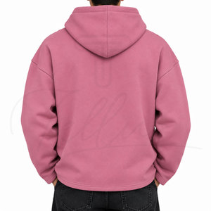 Sweat-shirts à capuche personnalisés pour hommes, pulls à capuche unis pour femmes, style décontracté hip-hop streetwear pour couples - Product Image 2