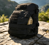Pochette d'extension pour gilet tactique, compartiment pliable, porte-bouteille d'eau, pochette polyvalente à fixation MOLLE pour la chasse
