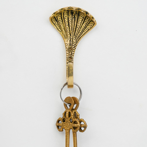 Gancho de pared decorativo de metal dorado vintage con diseño de animal, hecho a mano, para llaves, venta al por mayor - Product Image 2