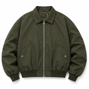 Custom <b>Men's</b> Everyday Bomber <b>Jacket</b> Comfortable Lightweight Outerwear with Practical Side Pockets - Product Image 4