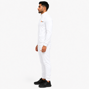 Conjunto deportivo de invierno premium para hombre, chaqueta deportiva con cremallera completa y pantalones deportivos tipo jogger, cálidos y forrados. - Product Image 2