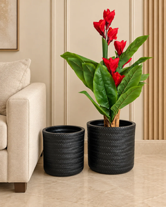 Macetas Decorativas de Hierro Ecológicas de Primera Calidad con Acabado de Recubrimiento en Polvo para Proveedores de Jardinería al por Mayor - Product Image 1