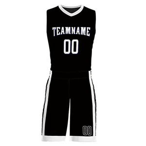 Ensemble d'uniformes de volley-ball durables en tissu polyester, maillots et shorts pour l'entraînement, les matchs, vêtements de sport d'équipe - Product Image 3