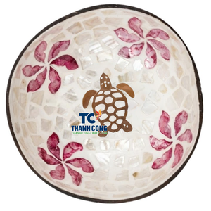 Bol artisanal en nacre et coquillage, Souvenir du Vietnam, Prix abordable, Faible MOQ, Vente en gros directe usine, Exportation - Product Image 1