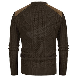 Pull en tricot pour homme au design populaire, logo sur le devant, respirant, chaud pour l'hiver, confortable, de haute qualité, style moderne - Product Image 2