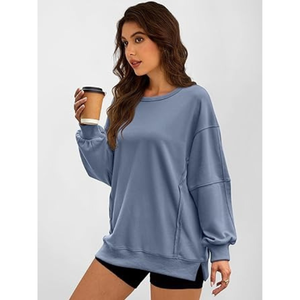 เสื้อสเวตเชิ้ตระบายอากาศได้ดี ขายส่ง MOQ ต่ำ ราคาดีที่สุด เสื้อสเวตเชิ้ตผู้หญิง กันยับ เสื้อฮู้ดผู้หญิง เสื้อสเวตเชิ้ตผู้หญิง - Product Image 4