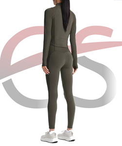 New Quick-dry Zipper Sportswear Fitness Yoga Jacket Workout Running Women Outdoor Fitness Sports Jacket - Product Image 4