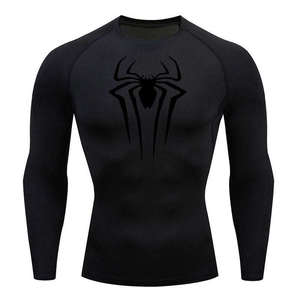 <b>Men's</b> Sports Fitness Clothing Fleece Outdoor Training Tight <b>Compression</b> Quick-Dry T-<b>Shirt</b> Breathable Running - Product Image 1