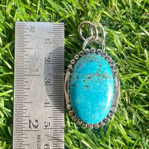 Pendentif en argent sterling 925, pendentif en pierres précieuses, pendentif Boho, pendentif d'anniversaire, cadeau pour femme, pendentif fait main - Product Image 1