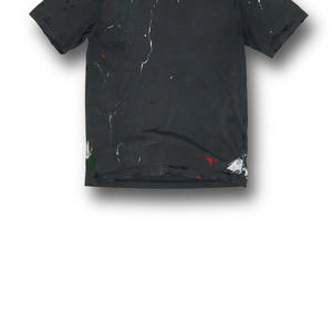 Camiseta de Algodón 100% Personalizada, de Punto, con Lavado Ácido, Antiarrugas, de 240 g/m², Estilo Vintage, Desgastada y Rota, Talla Grande - Product Image 4