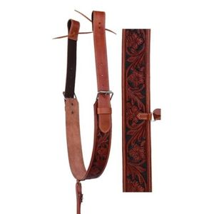 Nueva Cincha para Carreras de Caballos Estilo Occidental |   Correas de Cuero Acolchadas para Silla de Montar | Logotipo Personalizado | Equipo Ecuestre Duradero y Cómodo - Product Image 1