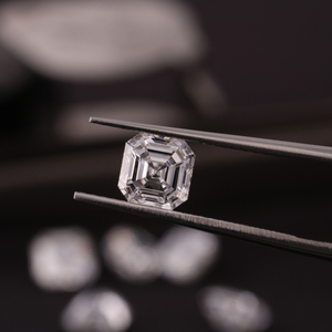 0.65 Ct F Color VVS1 Clarity ASSCHER Lab Grown Loose Diamond HPHT IGI Rated Brilliant for Ring Making Export Quality Diamond - Product Image 2