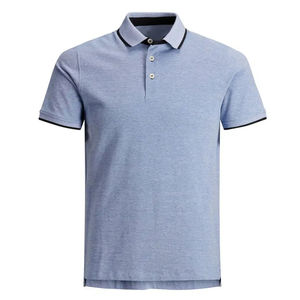 Camisetas Polo de Alta Calidad 100% Algodón para Hombre, Shorts Unisex con Patrón Sólido, Bordado, Logotipo Impreso, Precio al por Mayor, Teñido Liso - Product Image 1