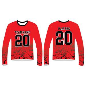 เสื้อรัดรูปแขนเต็มระบายออกแบบโลโก้ของคุณเอง - Product Image 1