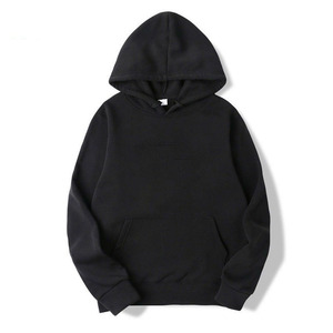 Sweat-shirt à capuche zippé pour homme, coupe oversize, effet vieilli, avec capuche en fausse fourrure, couleur unie, en coton épais 100%, coupe courte et carrée - Product Image 2