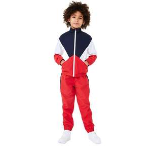 Ensemble veste et pantalon ajustables pour enfants, coupe-vent en nylon, survêtements pour hommes, ensembles unisexes personnalisés avec logo - Product Image 2