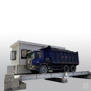 Pont-bascule numérique électronique 3m x 13m 80 tonnes en acier au carbone de bonne qualité pour camions, OEM ODM - Product Image 1