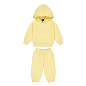 Ensemble de survêtement pour enfants en gros – Sweat à capuche et pantalon à manches longues pour garçons et filles – Tenue décontractée en coton pour enfants - Product Image 6
