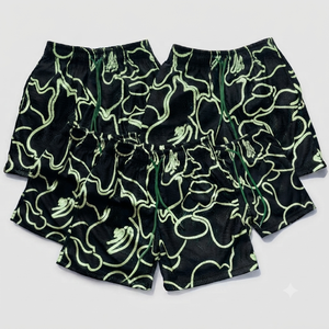 Producto de moda, conjunto deportivo corto de verano para hombre, pantalones cortos de malla estampados, pantalones cortos deportivos para hombre, pantalones cortos casuales. - Product Image 1