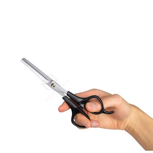 Ciseaux professionnels pour la perte de cheveux en acier inoxydable, ciseaux de barbier avec poignée antidérapante pour droitiers, outil de coupe de salon OEM - Product Image 6