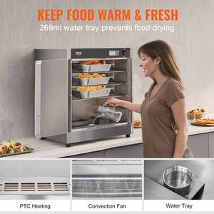 Hot Box 5-Tier Commercial Bakery Equipment Concession Warming Cabinet <b>for</b> Pizza with Water <b>Tray</b> <b>for</b> <b>Food</b> <b>Warmer</b> - Product Image 3