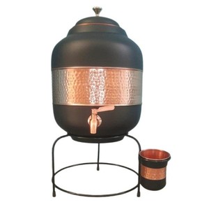 Distributeur d'eau authentique en cuivre pur, écologique, antirouille, style américain, compatible lave-vaisselle, pour la maison - Product Image 2