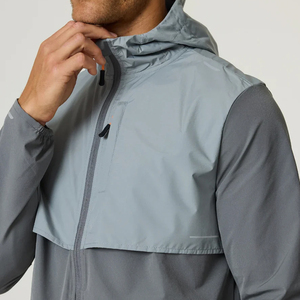 Ensemble de survêtement coupe-vent en nylon pour garçons, nouvelle collection 2026, manches longues, couleur unie, pour hommes - Product Image 6