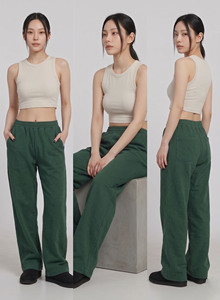 Pantalon polaire d'hiver pour femme, coupe ample, grande taille, respirant, coupe-vent, taille élastique, polyester et coton, style streetwear - Product Image 6