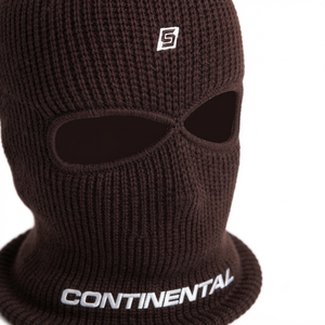 หน้ากากสกีแบบถักลายทาง-CONTINENTAL SPORTS อะคริลิก 100% ปักลาย 3 มิติ ปรับขนาดรอบศีรษะได้ เหมาะสำหรับเล่นสกีและกิจกรรมกลางแจ้ง - Product Image 2