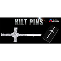 Épingle à kilt maçonnique motif éperon, accessoire traditionnel irlandais, épingles décoratives de haute qualité pour tenue de clan écossais 2026