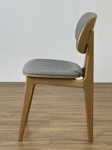 Scandinavian Teak <b>Dining</b> <b>Chair</b> Upholstered Seat Solid Wood Modern <b>Chair</b> for Home Restaurant - Product Image 2
