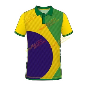 Alta calidad sin botón sublimado transpirable Casual para camisa con logotipo personalizado Material de algodón/poliéster - Product Image 2