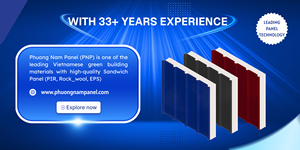 Panel Sándwich PIR de Alta Densidad para Ahorro de Energía, Diseño Moderno Ecológico para la Construcción de Cuartos Limpios, Hospitales y Cámaras Frigoríficas, 50 mm - Product Image 3