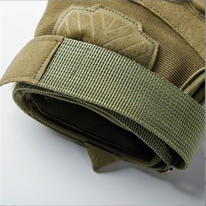 Guantes Tácticos de Dedo Completo Verde Oliva Antideslizantes para Actividades al Aire Libre Unisex con Cierre de Gancho y Bucle en Material Textil Tejido - Product Image 6